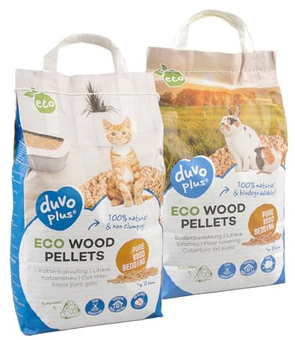 Duvo+ ECO wood pellets ground cover 6 mm 10 kg/20L