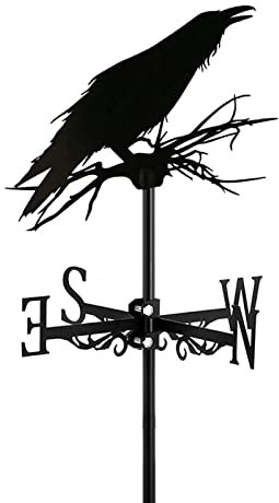 Wetterfahne, Fliegender Vogel und Haustier-Ornament, Wetterhahn, für den Außenbereich, Dach, Gartenmontage, Hofdekor, Wetterfahne, Anzeige der Windrichtung, Messwerkzeuge, Kolibri
