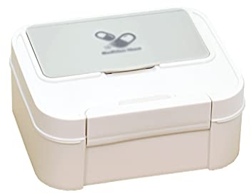 ISCBAFYX Erste-Hilfe-Set, kleine Medizinbox, kleine medizinische Box, tragbare Erste-Hilfe-Box für den Haushalt, Aufbewahrungsbox, Medizinbox, 8,07 Zoll, Erste-Hilfe-Sets (Farbe: A) (B)
