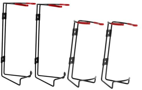 Yardenfun 4pezzi Supporto Per Estintore Da Parete Con Gancio Singolo e Accessori Montaggio Per Estintori Compatibile Con Vari Modelli Di Estintori
