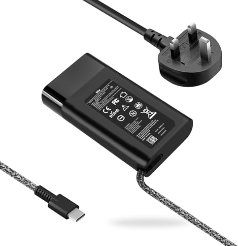 SLDYAPCX 65W New Slim USB C Laptop Charger Compatible With HP Chromebook X360 Envy X360 Elitebook X360 Spectre X360 Elitebook/Elite x2/Envy/ProBook Travel Type C Power Cord Supply