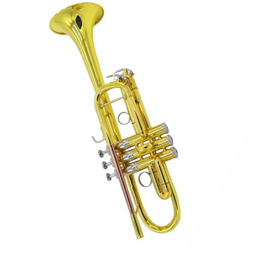 Trompeten C-Trompete Musikinstrument Dreiton-Trompete Anfänger Profi Anfänger Messing Edelstahl Exquisite