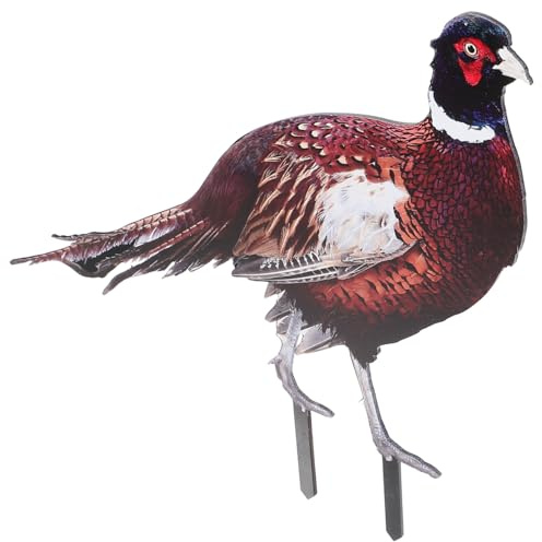 HANABASS 2stücke Fasan Gartenstecker Aus Acryl Realistische Hühner-Dekoration Für Garten Und Leicht Und Kompakt Für Außenbereiche Lebendige Gartendeko Für Feste Und Anlässe