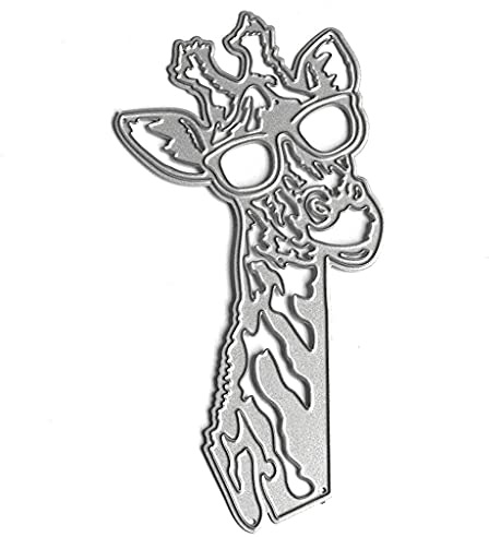 Yjcnelcr Giraffe Metal Cutting Dies Embossing Dies Stamps for Card Making, Embossing Photo Album Decorative