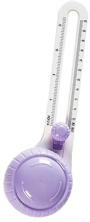 Asyduey 1 Pièce Coupe-Cercle pour Papier Coupe-Papier Rotatif-Circulaire Coupe-Papier Cercle pour Scrapbooking Violet