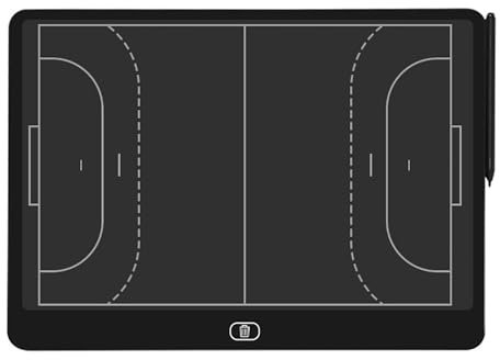 Tavola da allenamento per badminton LCD, tattiche elettroniche, con funzione di cancellazione/blocco con un clic, facile da trasportare, per scuole/club/squadre (3)