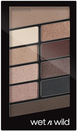 Wet n Wild - Color Icon 10 Pan Palette - Paleta de Sombras de Ojos - 10 Colores de Sombras Brillantes y Mates para el Día y la Noche, de Larga Duración y Fáciles de Mezclar - Nude Awakening
