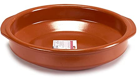BigBuy Home S3605198 Cazuela Barro Cocido, Diametro 38 cm