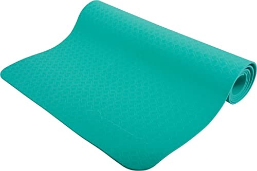 Schildkröt Yogamatte, 4mm, PVC-freie, einfarbige Yogamatte, hochwertig strukturierte Oberfläche, sehr rutschfest, 183 x 61 x 0,4 cm,inkl. Tragesystem mit Griff und Klettverschluss