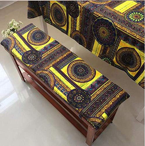 Ezoon Sitzkissen im südöstasiatischen Stil für Bank, Vintage-Stil, Holzmöbel, Sofa, Polster, 2-Sitzer, Hollywoodschaukel, Paletten-Sitzer, rutschfest