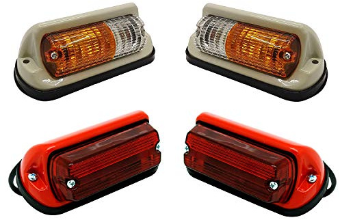 Bajato Seite Indikator Und Rücklichter Lampe Set ohne Glühlampen Passend für Massey Ferguson Traktor 135 135 Benzin 148 165 168 175 178 185 188