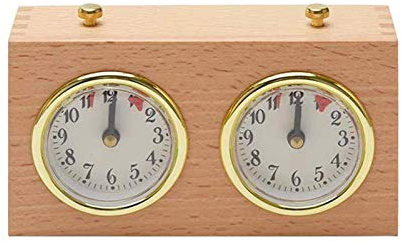 Ecoodisk Minuteur Horloge D'échecs Numérique Chronomètre en Bois pour Jeu D'échecs Pendule D'échecs Compte À Rebours Game Timer Chess Clock Timer