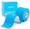 OK TAPE Kinesiologico tape 5cm x 5m, Nastro Atletico Terapeutico Elastico Resistente, Senza Latex, Antidolore, Recupero Lesioni, per il ginocchio, articolazioni, supporto muscolare(1 Rotoli, Blu)