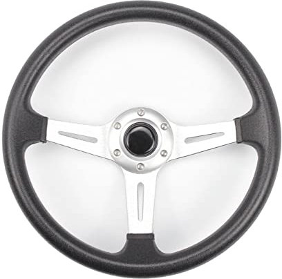 rweuiui Auto Sportlenkrad Modifiziertes Rennlenkrad 14 Zoll 350 Mm Aluminium Bewegliches Ruder Universal Für Golf 4 Auto Lenkrad Schaltwippe (Farbe : 4)
