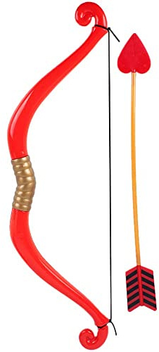 Goldschmidt Amor Pfeil & Bogen Set | Herz-Pfeil Fasching Karneval Herzchen | Kostüm Liebesgott Accessoires