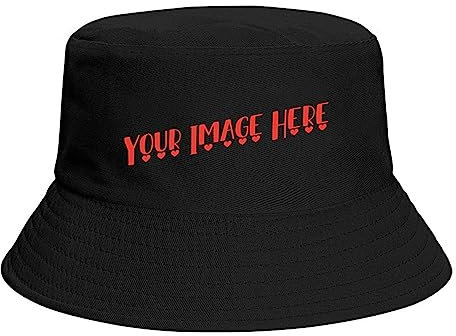 personalisierter Fischerhut Your Image Here Fischermütze für Männer Frauen Geburtstagsgeschenke