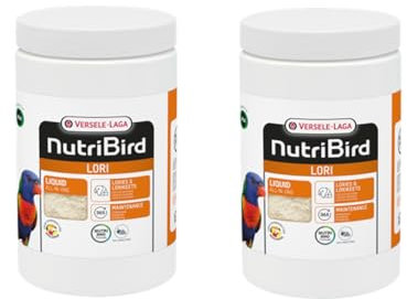 Versele-Laga NutriBird Lori | Paquete Doble | 2 x 700 g | Alimento Completo para Loris y loriculus | Alimentación Completa equilibrada en analogía con el néctar de Flores y el Polen de Flores
