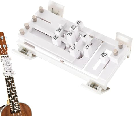 Gitarrenakkord Presser | Guitar Aid Akkordtrainer | Schmerzloses Übungstool für Gitarrenakkord | Trainer für Akkordwechsler für Akustikgitarre | Ein Tasten Akkordtrainer Übungstools für Anfänger