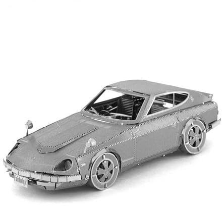 Metal Zone Nissan Fairlady 240Z 3D-Puzzle, Metall, Auto, Modellauto zum Zusammenbauen, 3D-Puzzle, Metall, für Erwachsene, 5,5 x 3,3 x 2,5 cm