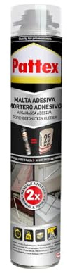 LoviStore Malta Adesiva in Schiuma a Base Poliuretanica, 750 ml, Verniciabile, Ideale per Fissaggio di Vari Materiali, Fcile Adesione, Elevata Forza di Adesione (1 pezzo)