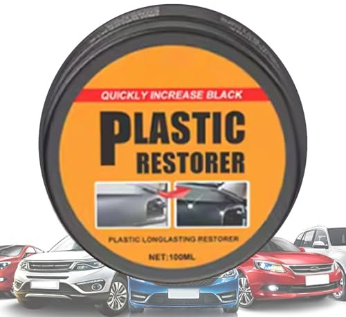 Generico Crema per Interni Auto | Restauratore Pelle Cera Rinnovo - Lucidante Auto Protezione Durevole per Pannelli Porta E Cerchi