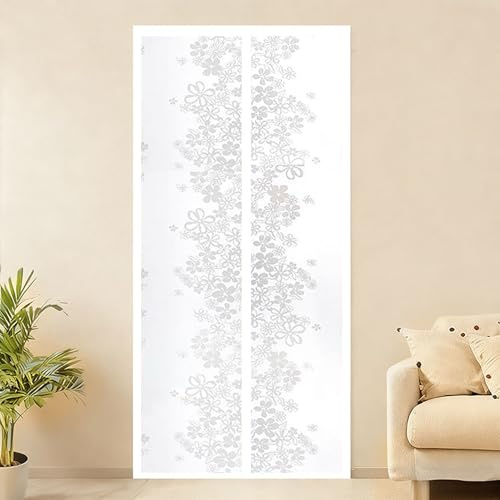 Magnetic Thermal Insulated Door Curtain,Windproof Door Screen Cover Self-Closing Insulation Draft Curtain Soundproofing Front Curtain for Bedroom