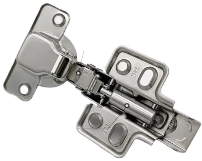 1pc Damping Hinge Silencer Two-Stage Force Buffer Cabinet Door Hardware Accessories(Half Cover Middle Bend)