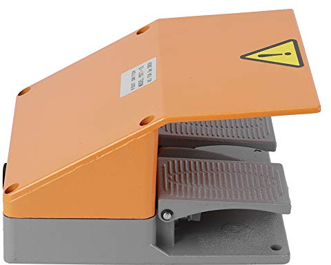 YDuupxe Fotpedalomkopplare 380VA Heavy Duty Fotpedalomkopplare Dubbla Elektriska Omkopplare Styrenhet