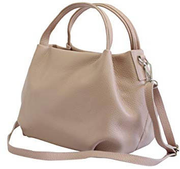 AMBRA Moda Damen handtasche Henkeltasche Schultertasche aus Echtleder GL023