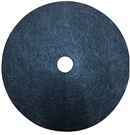 JAWSEU Baumschutz Unkrautmatten 10er Pack, Runde, Mulch Ring Baumschutzmatte Vlies Baumschutz Unkrautmatten für Gemüse Garten Innengärten, 52cm