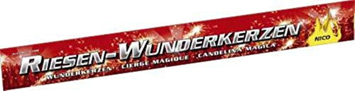 30 XXL Riesen Wunderkerzen Nico Feuerwerk a 45cm ca. je 90 Sekunden Brenndauer (30 Wunderkerzen, A)