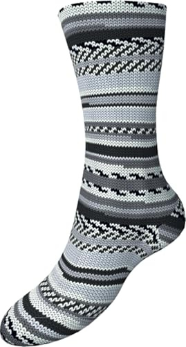 Comfort Wolle Sockenwolle 100gr Knaul 4-Fach 420m Premium Strumpfgarn Made in Italy mit großer bunter Farbauswahl (66-03)