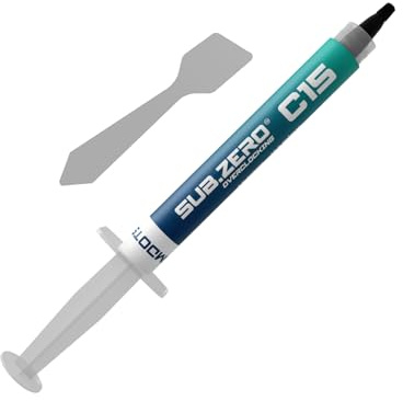 ATOMDOTS C15 Thermal Paste (2g) – The UK’s Most Trusted Choice for Gaming & PC Cooling – 14.6 W/m*K – Non-Capacitive, Long-Lasting | Ideal for CPU, GPU, PC, PS4, PS5 & Xbox