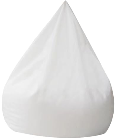 GARVALON Lazy Sofa Innenbezug Bezug Aus Waschbar Bequemer Sitzsack-innenbezug Für Faules Sofa Weiß