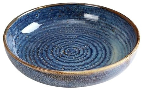 Platos Plato de cerámica creativo, plato sencillo for ensalada de frutas, plato hondo hondo for el hogar de estilo nórdico Vajilla(3PCS)