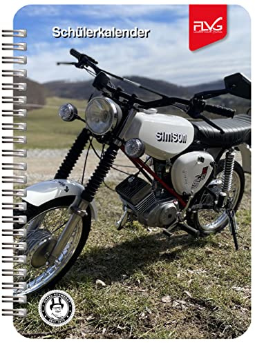 FLVG A5 2026/2027 Schülerkalender Gymnasial-, Schul- und Studienplaner Moped Onkel Schwerdt