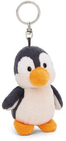 NICI Llavero Pingüino de 10 cm, Color Gris, acompañante Fiel para Mochila o Bolso, para niños y Personas Adultas, 61854