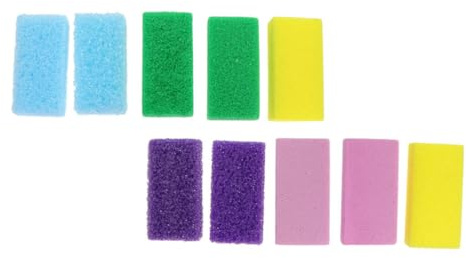 OFFIGAM Pómez para Pies de Pu, Removedor de Callos y Piel Muerta, 15 Piezas, Exfoliación Delicada para Pedicura en Casa Color Aleatorio