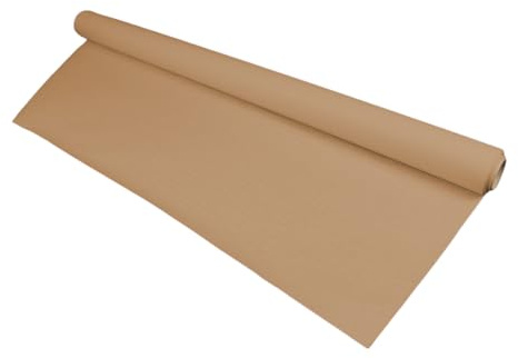 Rollo de Mantel Papel Eco Nature 1x100 m – Pack 2 Rollos | Biodegradable, Reciclable y Suave al Tacto | Gramaje 50g | Color Kraft | Resistente Incluso Húmedo | Ideal para Hostelería y Eventos