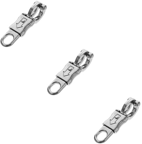 Hemobllo 3 Pezzi Gancio Rapido Sgancio per Borse e Attrezzature Outdoor Design Ergonomico e Resistente