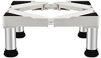 AYCDL Refrigerator Washing Machine Base Stand Height 5.9in Adjustable Fridge stand base Dishwasher Durable Bracket Anti-vibration Mat for Filing cabinet Wine Cooler,D-4 legs