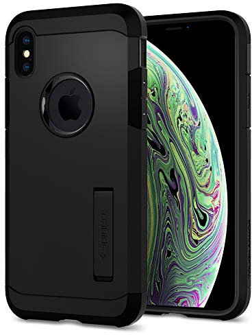 Spigen Tough Armor Case Compatible with iPhone XS/X - Black