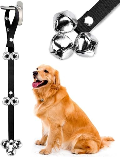 MEKEET Pets Türklingel Türglocken Töpfchen Türklingeln für Hunde Ausbildung Training und Erziehung Doggy