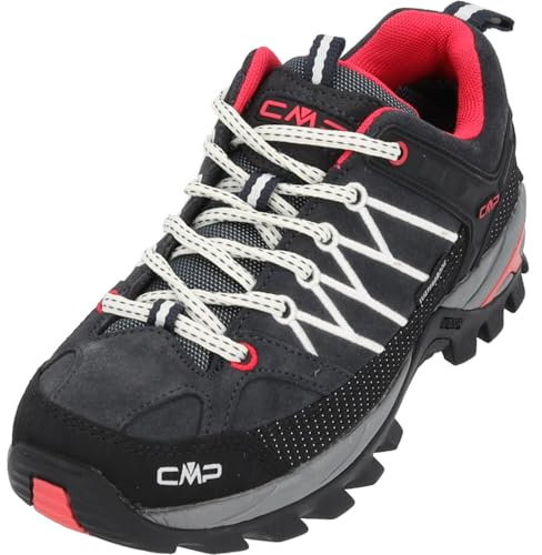 CMP Rigel Trekking- och vandringsskor för kvinnor, Antracite off-white, 38 EU