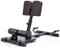leikefitness Deep Sissy Squat Bench Core Workout Multifunktionale Beintrainer für Zuhause Fitnessstudio (schwarz 8400)