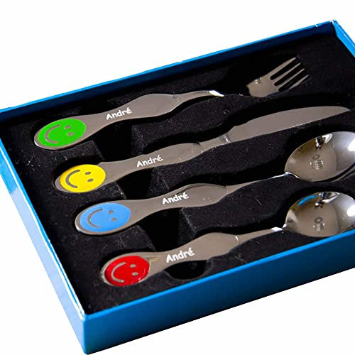 My original gift Couverts personnalisés pour Enfants - Cadeau pour bébé ou Enfant