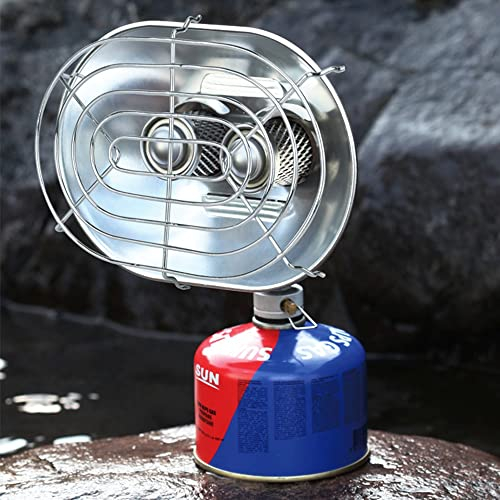 YKYR Chauffage À Gaz Compact Chauffage Au Gaz Portable Chauffage Extérieur Camping Réchauffeur À Gaz pour Pêche sur Glace, Randonnées