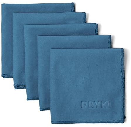 DRYKI Schweißabsorbierende Taschentücher – das Original Sport Mikrofaser Taschentücher zum Ableiten von Schweiß von Händen, Gesicht, Körper