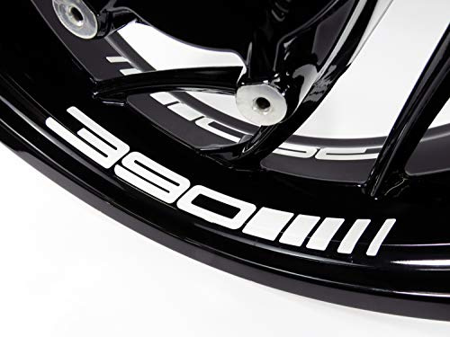 BIKE-label Felgenbett Aufkleber Dekor weiß kompatibel für KTM 390 Duke X790073VA
