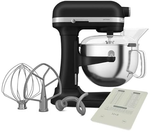 KitchenAid Artisan Bol mélangeur alimentaire Noir mat 5,6 l